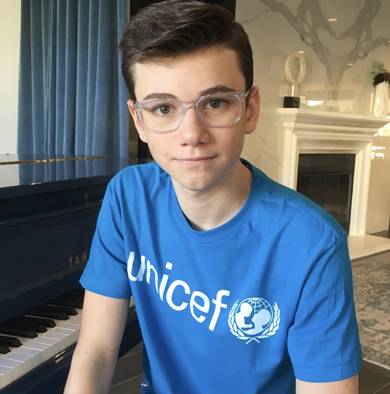 Alexander James Rodriguez supports UNICEF