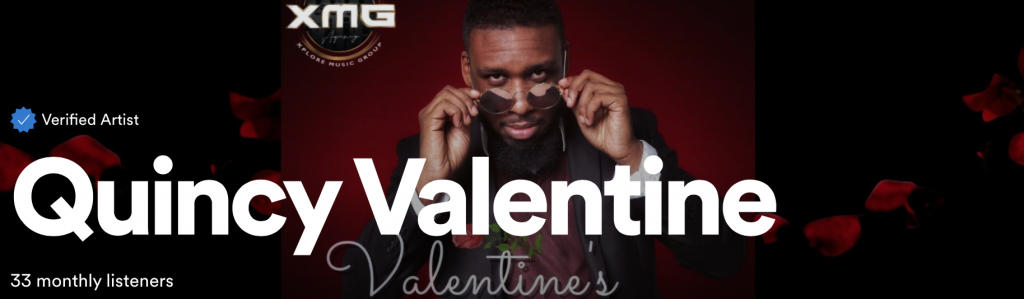 Musician Quincy Valentine’s new EP ‘Valentine’s Day’, is a follow up to his last 3 singles of which “Daydreams” is included on the EP