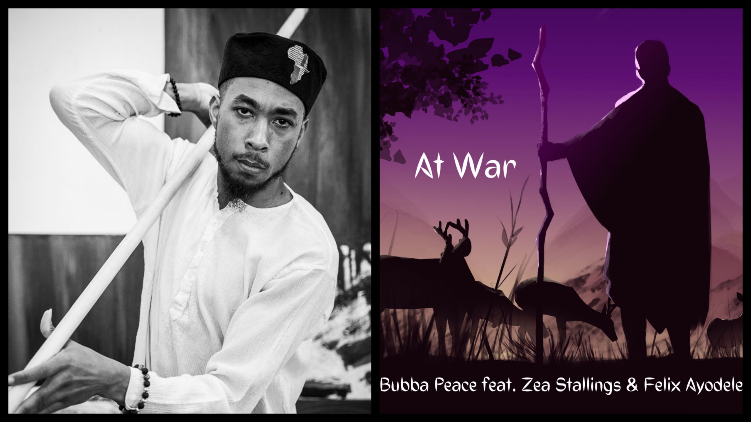 Bubba Peace releases At War featuring Zea Stallings and Felix Ayodele – it tells the story of the mountains we need to climb to find inner peace